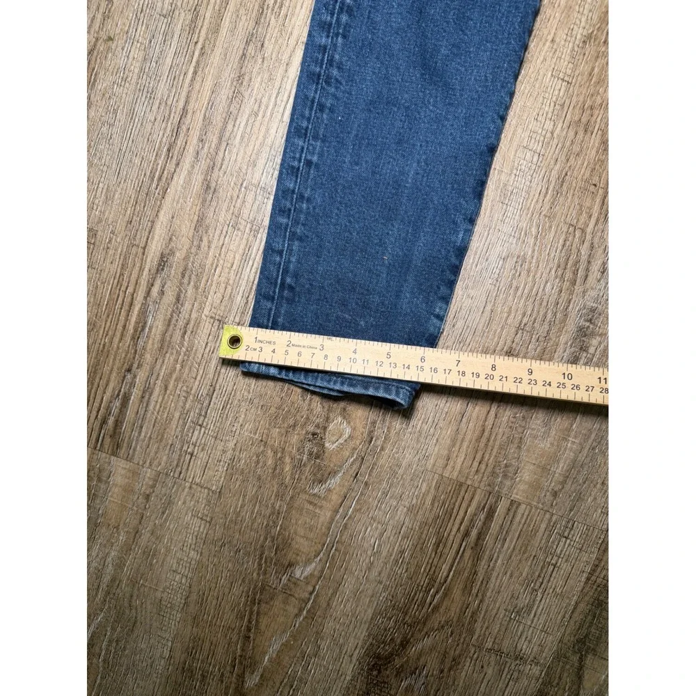 True Religion Manchester United Distressed Slim Jeans 28 Dark Wash Red‎ Hardware